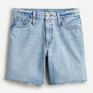 J. Crew Midlength denim short in Dandelion wash Sz 27